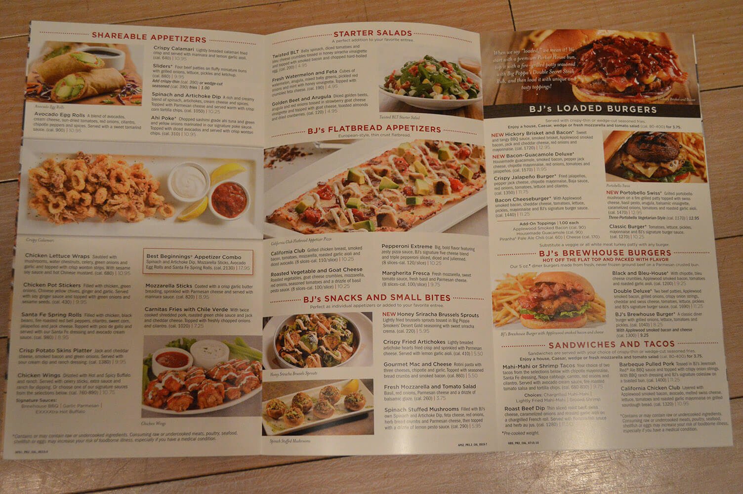 BJ s Restaurant Menu Prices