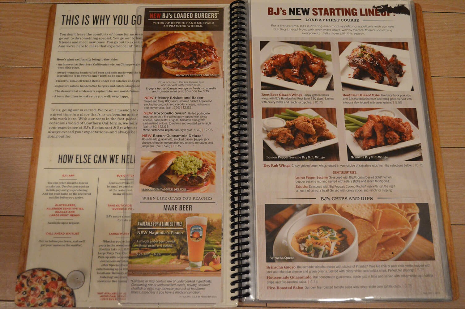 Bj S Restaurant Menu Prices