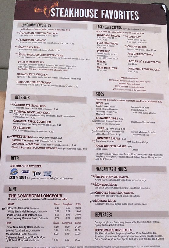 printable-longhorn-menu