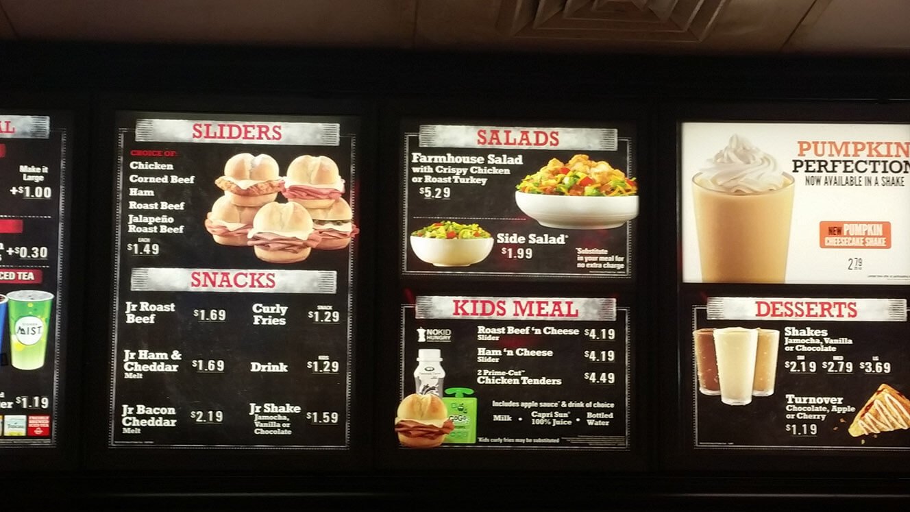 Menu prices. Arby's menu. Supercrepes меню и цены.