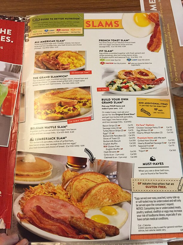 Denny's em Midvale Cardápio