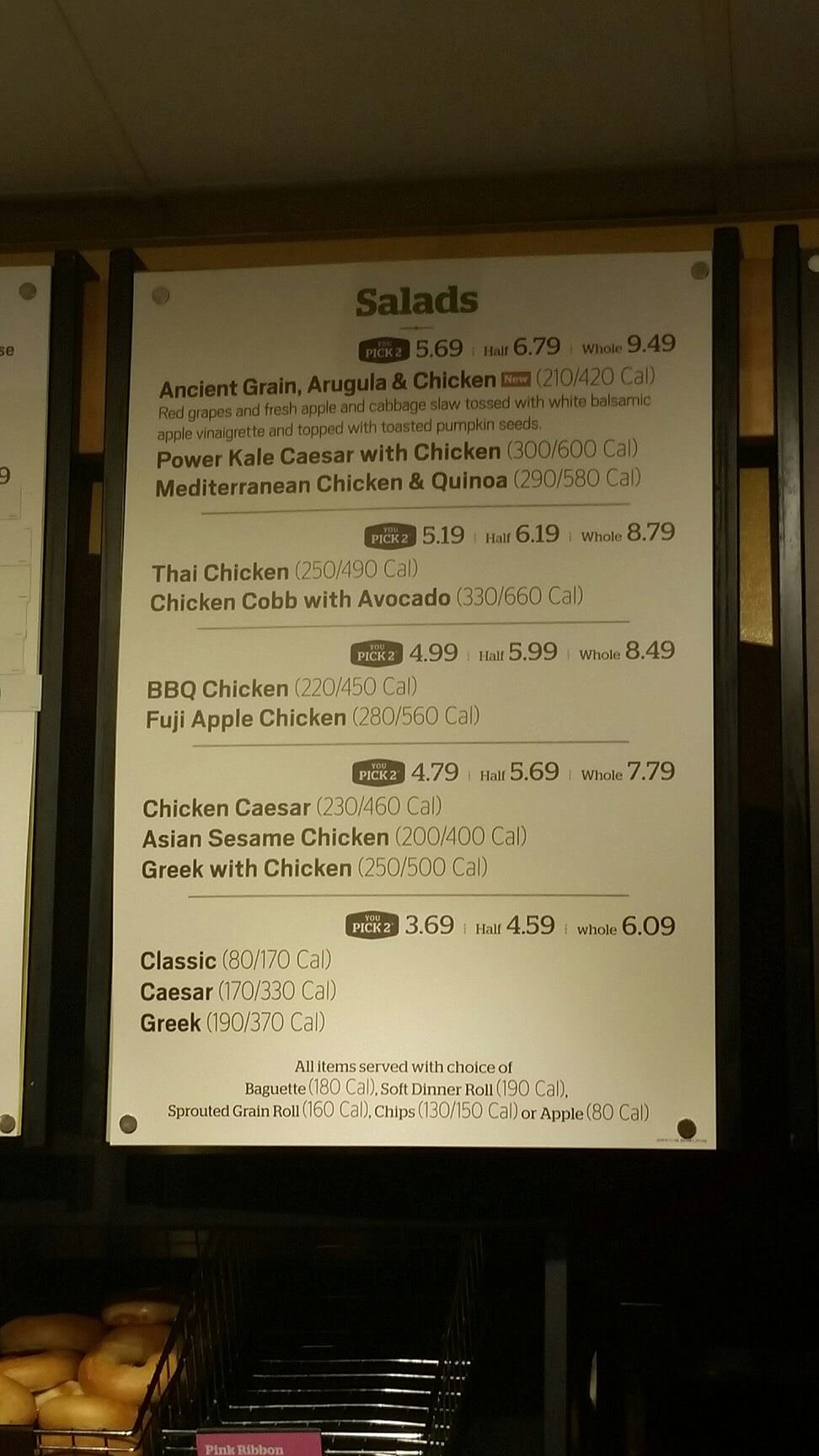 Panera Bread Menu Prices 4851