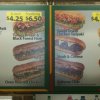 Subway Menu – 2