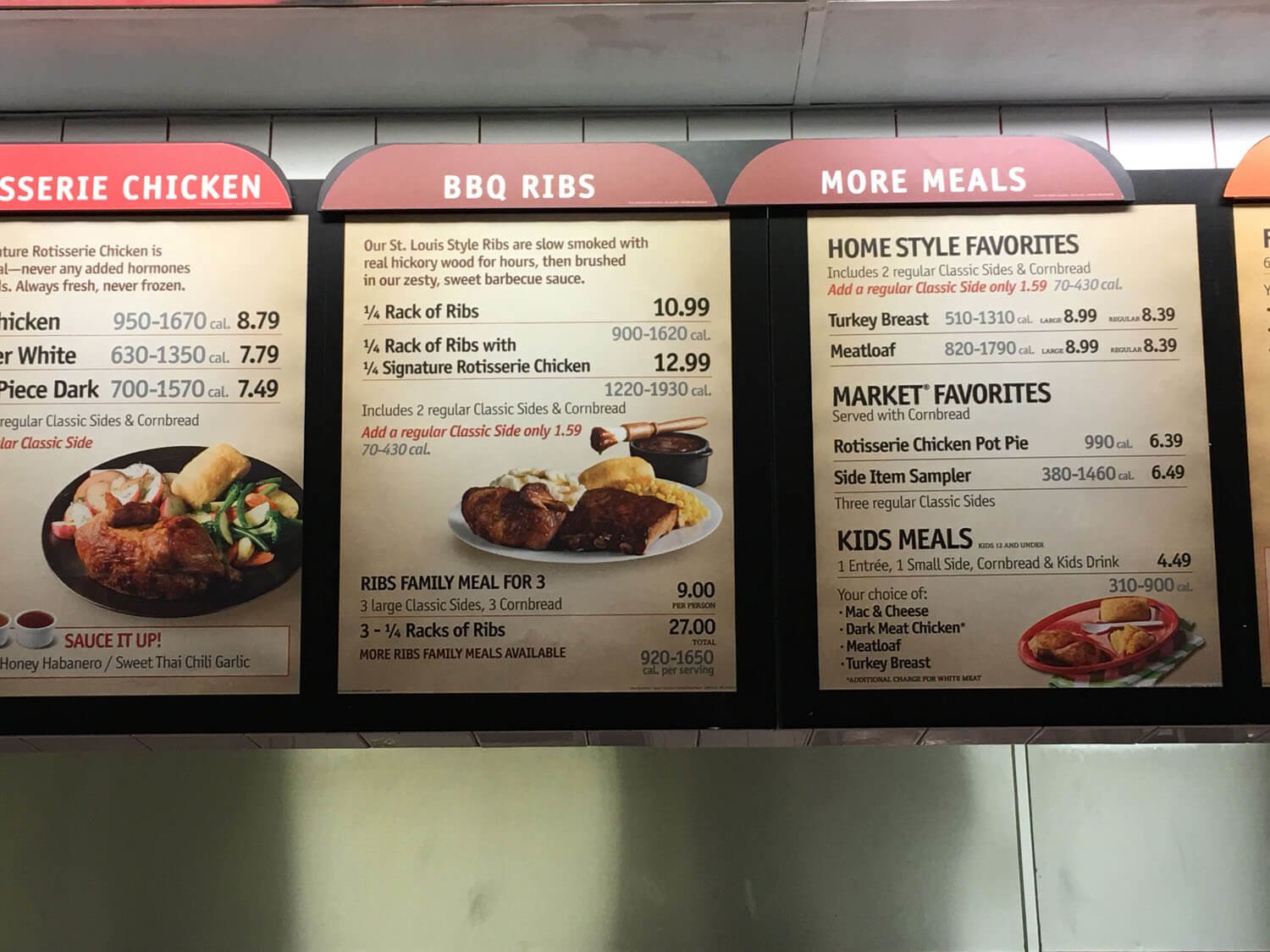 Boston Market Menu Prices