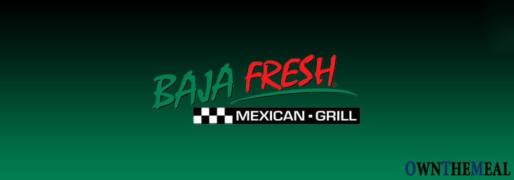baja fresh logo baja fresh menu cover