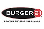 Burger 21 menu